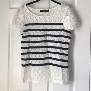 The limited shirt sleeve lace shirt